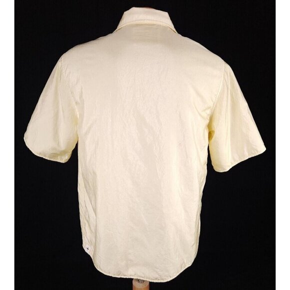 Jil Sander Padded Silk Shirt in Yellow 46 S Mens - Picture 5 of 15